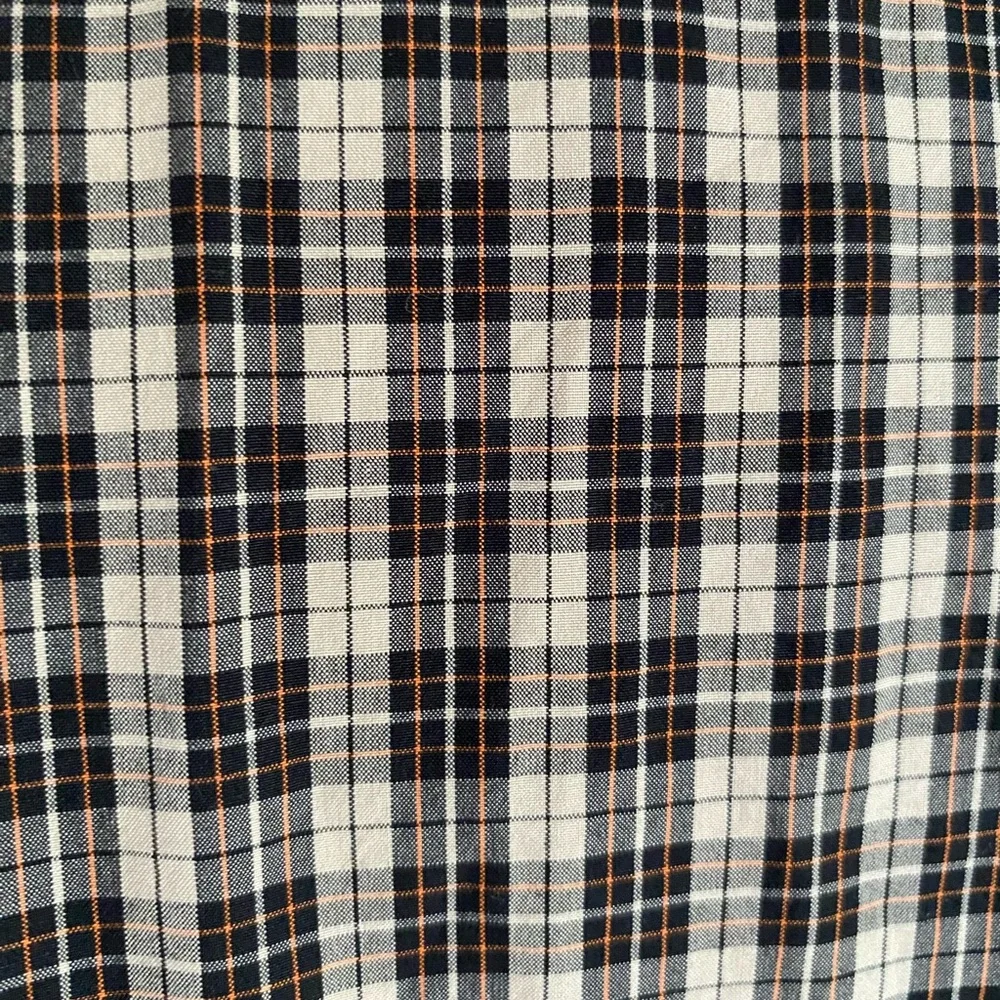 Everlane Brown Checkered Button Down Shirt - Picture 6 of 6
